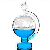【賽先生科學工廠】玻璃氣壓球(晴雨儀)─世界地圖版