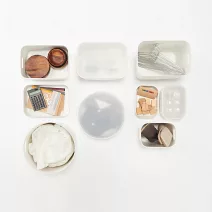 【MUJI 無印良品】軟質聚乙烯收納盒 /半/中