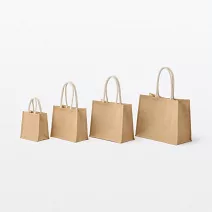 【MUJI 無印良品】黃麻購物袋A4