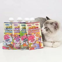 【COUCH POTATO沙發馬鈴薯】Keptbaby吃軟飯 | 熟齡猫用 -魷雞不卡關-60g