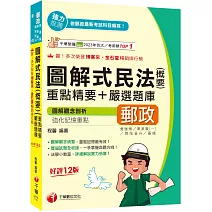 2025【圖解觀念統整】圖解式民法(含概要)重點精要+嚴選題庫 ［十二版］（郵政 營運職／專業職(一)／職階晉升／臺鐵）