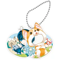 雙層壓克力吊飾《特殊傳說》內有惡犬