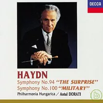 海頓：第94號交響曲「驚愕」、 第100號交響曲「軍隊」／匈牙利愛樂／杜拉第