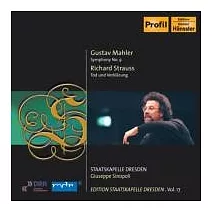 SSKD系列17-馬勒：第九號交響曲；理查史特勞斯：死與變容 / 辛諾波里(指揮)德勒斯登國立管弦樂團 (2CD)