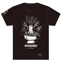 [五月天LIFE] 無限火鍋黑T-M