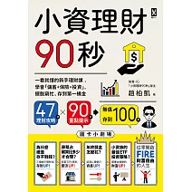 小資理財90秒【圖卡小劇場】：一看就懂的新手理財課，學會「儲蓄+保險+投資」，擺脫窮忙、存到第一桶金 (電子書)