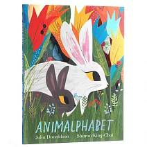 【精緻鏤空設計】創意字母認知書 Animalphabet