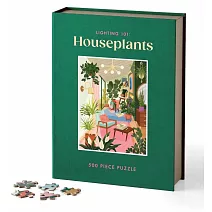光線１０１：觀葉植物拼圖５００片（附書本造型外盒）Lighting 101: Houseplants 500 Piece Book Puzzle