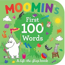慕敏家族100個英文單字翻翻遊戲書 Moomin’s First 100 Words