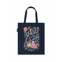 美國Out of Print托特包／Puffin in Bloom: Sense and Sensibility Tote Bag