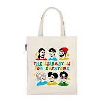 美國Out of Print托特包／Mychal Threets: The Library is for Everyone Tote Bag