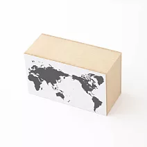 【水縞】印章．世界地圖