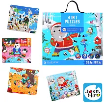 【JoanMiro 原創美玩】四合一拼圖-四季主題(120PCS) JM10810
