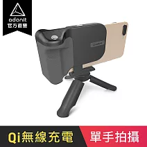 【Adonit 煥德】PhotoGrip Qi 無線充電 藍牙拍照握把 內建電池黑色