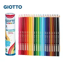 【義大利 GIOTTO】3.0桶裝24色色鉛筆
