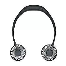 igrass 第四代 頸戴式香薰雙頭電風扇黑