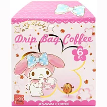 澤井  三麗鷗聯名耳掛咖啡-美樂蒂-摩卡(48g)