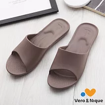 維諾妮卡 簡約機能室內拖鞋L咖啡