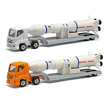 樂彩森林 加長合金車(顏色隨機)_ 110火箭運輸車