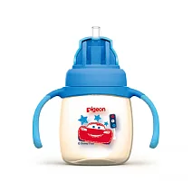 【Pigeon貝親】迪士尼PPSU階段式訓練奶嘴杯_ 藍色閃電麥坤