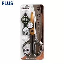 PLUS 鈦好剪限量Fitcut CURVE 30度弧線剪刀(鈦金屬3D凹面不沾膠) 深褐