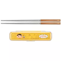 樂彩森林 屁屁偵探-造型不鏽鋼筷子(附收納盒)