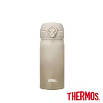 【THERMOS 膳魔師】不銹鋼真空保溫瓶350ml (JNL-354-GMBW)漸層棕