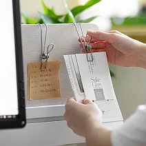 【Ma-Club】6入一組 不鏽鋼萬用掛夾 夾子 收納夾  掛勾長夾子  (6入一組)