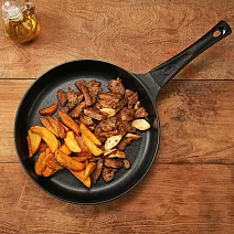 【韓國iljin Cookware】圓形不沾平底鍋28cm(適用各種爐器/電磁爐/ IH爐)