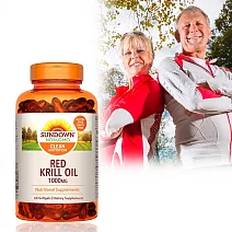 Sundown日落恩賜 南極磷蝦油1000mg軟膠囊(60粒/瓶)(效期2026/7/31)