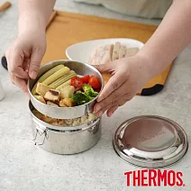 【THERMOS 膳魔師】不銹鋼便當盒(Z-LBNP-14)
