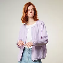 【ST.MALO】法式香榭天絲亞麻冰沁美肌抗UV防曬女外套-2337WJ- M 紫丁香