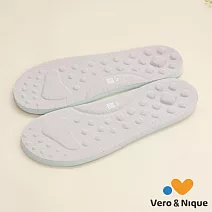 維諾妮卡 可換式中底乳膠墊（E加E乳膠進化拖鞋）-銀纖維 26號