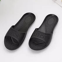 333家居鞋館 NICE微笑輕量家居拖鞋 黑M