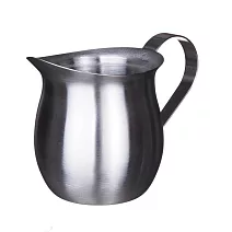 【日本青芳製作所】Cafeteria 不鏽鋼 咖啡拉花杯 160ml