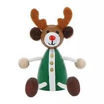 【日本Mark’s】Hracky迷你聖誕木偶擺飾 ‧ 馴鹿/綠色