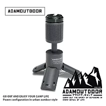 ADAMOUTDOOR｜萬用伸縮野營燈 ( ADCL-TL100 ) 曜石黑