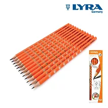 【德國LYRA】Groove三角洞洞鉛筆(細)24入- 南瓜橘