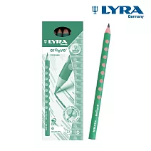 【德國LYRA】Groove三角洞洞鉛筆 12入_ (湖水綠)