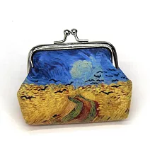 【JP生活館】復古彩繪塗鴉手作零錢包   * E