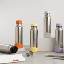 【鈦工坊TiKOBO】純鈦保溫瓶_經典袋鼠瓶 700ml 贈粗吸管/吸管套/毛多多杯刷 吸管杯/咖啡杯  焙茶綠