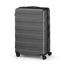 【MUJI 無印良品】四輪硬殼止滑拉桿箱 105L 灰色