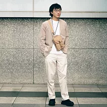 【一帆布包】帆布袋蓋兩用斜背包(後背帶加購)- 墨綠