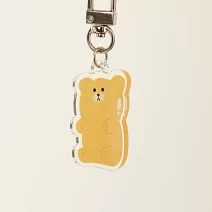 【韓國BFMA】BFMA 壓克力鑰匙圈 ‧ 果凍熊(黃色)