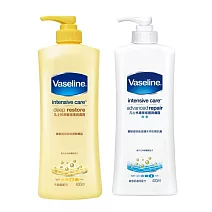 2入組【凡士林】經典系列潤膚露400ml (專業修護+深層修護) (身體乳)