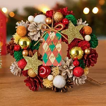 【日本Green House】Xmas聖誕 精美裝飾花圈(S) ‧ 聖誕彩球