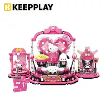 【正版授權】KEEPPLAY 場景積木 三麗鷗 50周年紀念 閃耀百老匯 積木公仔 益智玩具/玩具 啟蒙積木