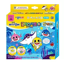 JONG IE NARA 韓國紙王國－ 韓國BABY SHARK玻璃吊飾彩繪－海洋探險組（6色）