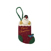 【日本Mark’s】Felt & Knit手工羊毛氈聖誕襪裝飾 ‧ 雪人