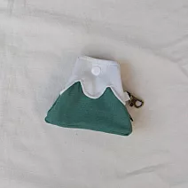 偷偷喊我｜ 富士山零錢包 ― 湖水綠